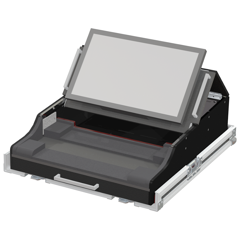 ALP FLIGHT CASES AVOLITES TITAN MOBILE + DRAWER + DISPLAY - WHEELS 