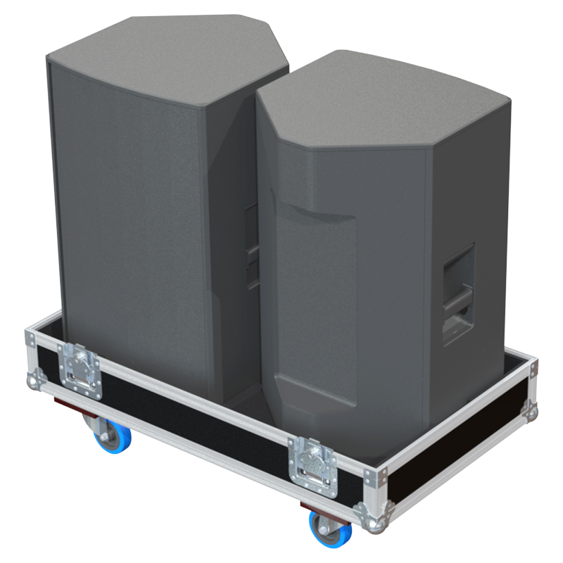 Flight Case for 2x Yamaha DZR15 Speakers | ALP FLIGHT CASES