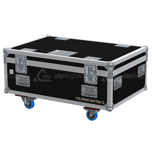 ALP FLIGHT CASES 10X CHAUVET COLORADO BATTEN 72 TOUR - WHEELS
