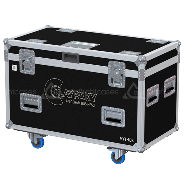 ALP FLIGHT CASES 2X CLAY PAKY MYTHOS - WHEELS