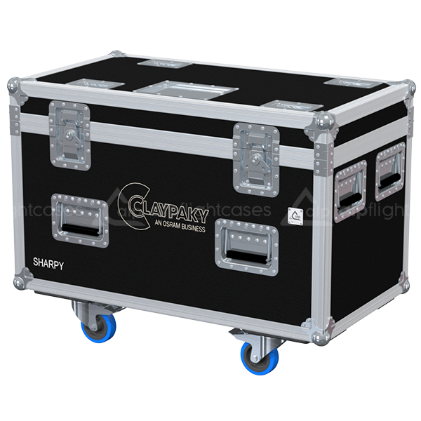 ALP FLIGHT CASES 2X CLAY PAKY SHARPY - WHEELS