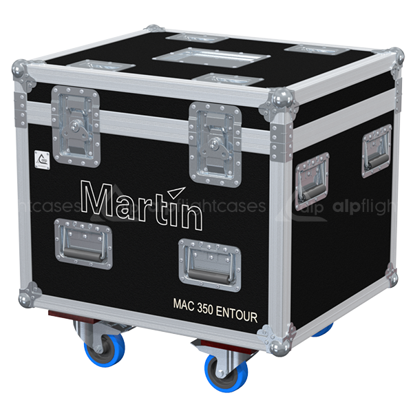 ALP FLIGHT CASES 2X MARTIN 350 ENTOUR - WHEELS