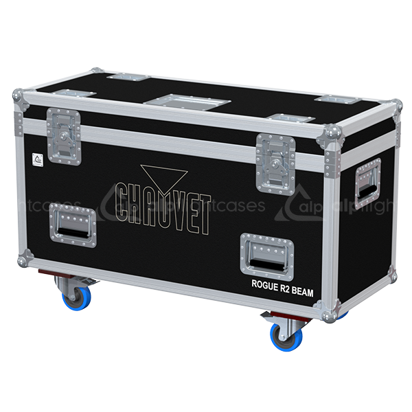 ALP FLIGHT CASES 2X CHAUVET ROGUE R2 BEAM - WHEELS