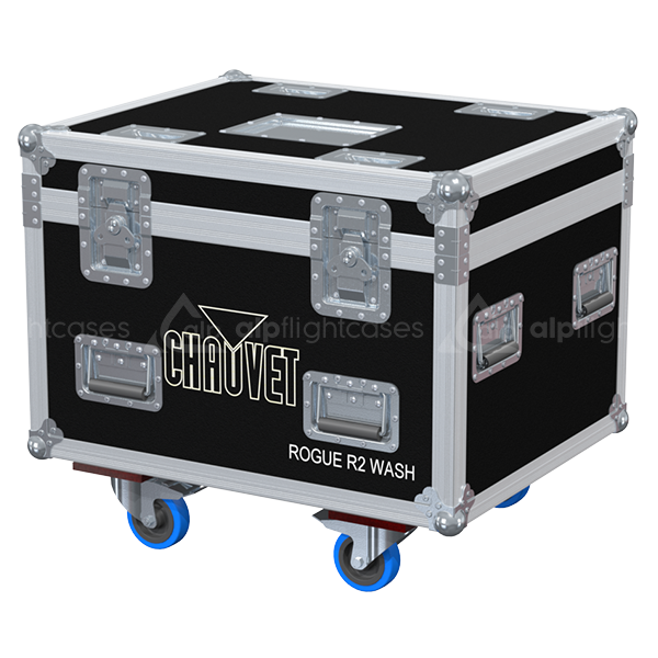<transcy>ALP FLIGHT CASES 4X CHAUVET ROGUE R2 WASH - ROULETTES</transcy>
