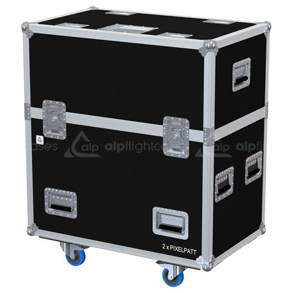 ALP FLIGHT CASES 2X ROBE PIXELPATT - WHEELS