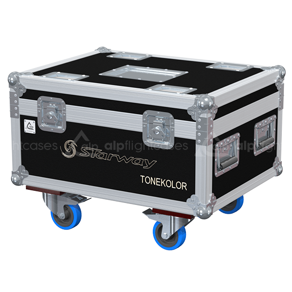 ALP FLIGHT CASES 4X STARWAY TONEKOLOR 2412HD - WHEELS