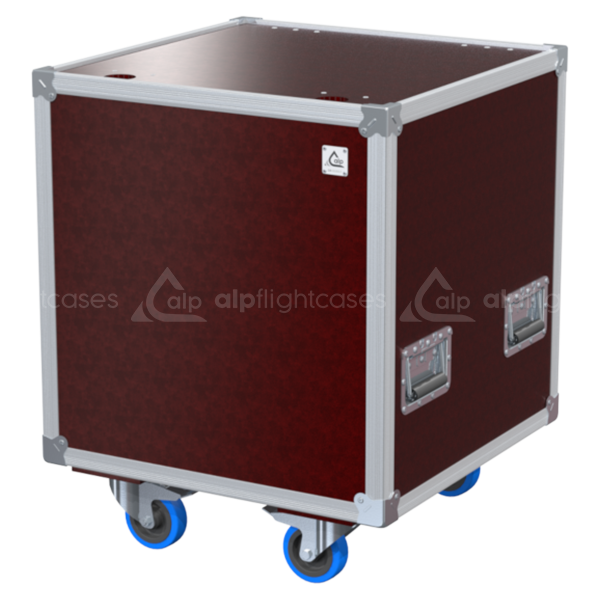 ALP FLIGHT CASES TRUNK SPEEDY-BOX 600X600X600MM - WHEELS