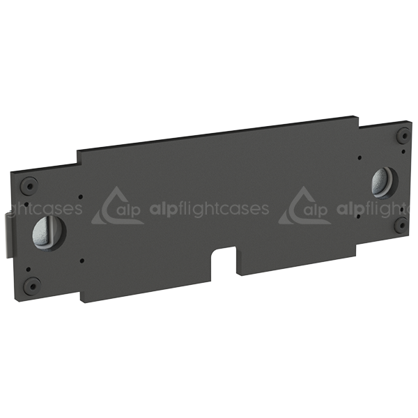 ALP FLIGHT CASES REAR COVER RACK RENT 19" - 3U