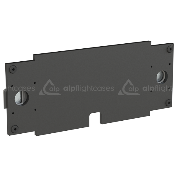 ALP FLIGHT CASES REAR COVER RACK RENT 19" - 4U