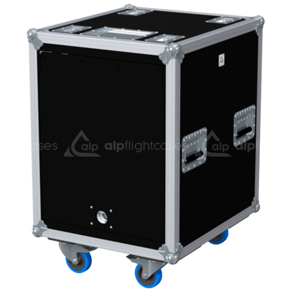 ALP FLIGHT CASES RACK SLIDING TOP 19", 12U 550P - WHEELS