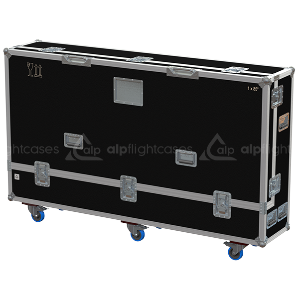 ALP FLIGHT CASES LCD TOURING 1X 85" + ACCESS. - WHEELS