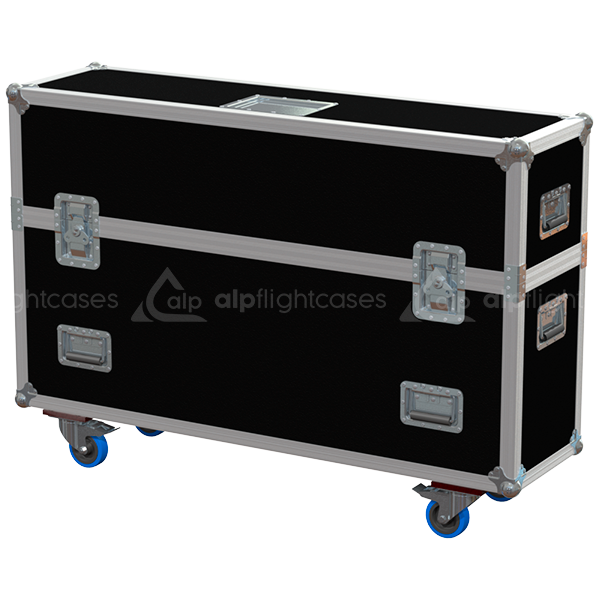 ALP FLIGHT CASES 1X LCD 55" W1250XD60XH710MM + ACCESS. - WHEEL