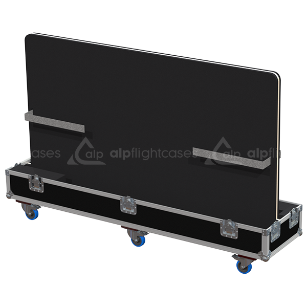 ALP FLIGHT CASES LCD TOURING 2X 80" - WHEELS