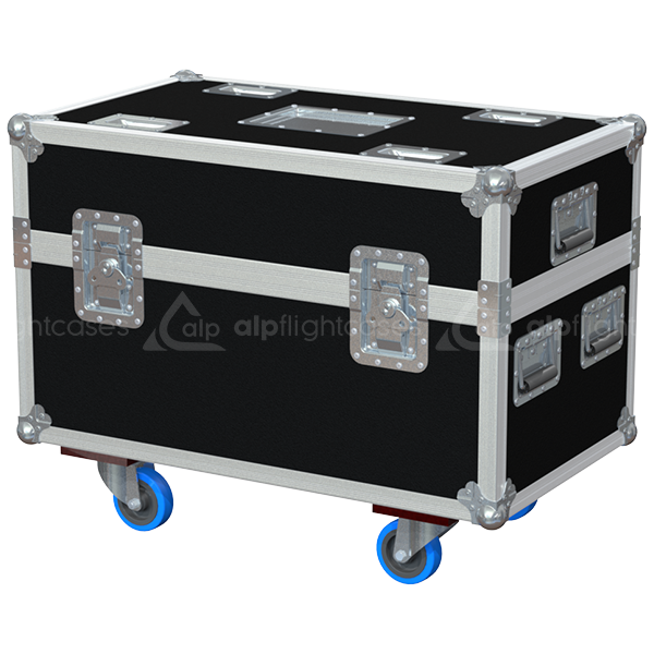 ALP FLIGHT CASES 2X LCD 32" W723XD52XH410MM + ACCESS. - WHEELS