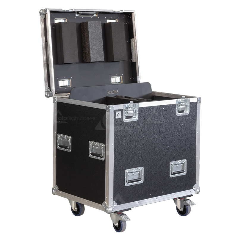 ALP FLIGHT CASES 2x ELATION PARAGON S- WHEELS