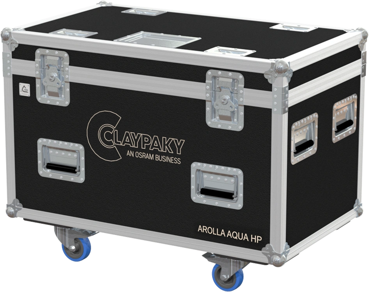 ALP Flight Case for 2x Arolla Aqua HP with custom foam protection.