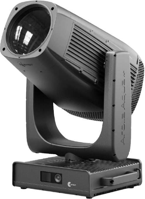 2x Claypaky Arolla Aqua HP LED moving head fixtures