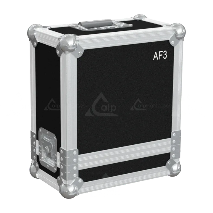 Rear view of ALP FLIGHT CASES Antari AF-3 professional trunk featuring 10mm birch plywood construction