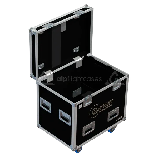 Empty ALP FLIGHT CASES flight case for 1x Claypaky Scenius ready for custom foam insert