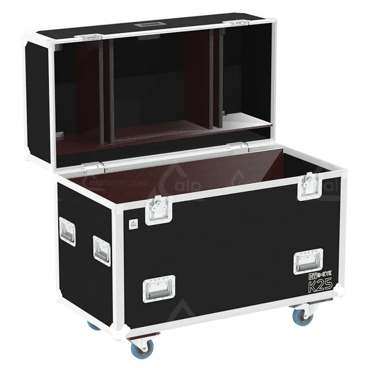 Empty ALP FLIGHT CASES shell for 2x Claypaky HY B-EYE K25 - Ready for custom inserts