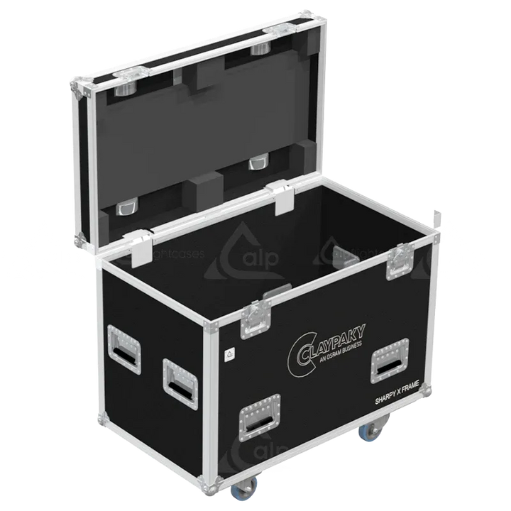 Empty ALP FLIGHT CASES shell for 2x Claypaky Sharpy X Frame - Ready for custom inserts