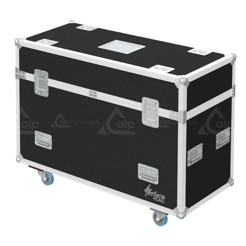 ALP FLIGHT CASES 2X ELATION ARTISTE PICASSO WITHOUT FOAM SHELL