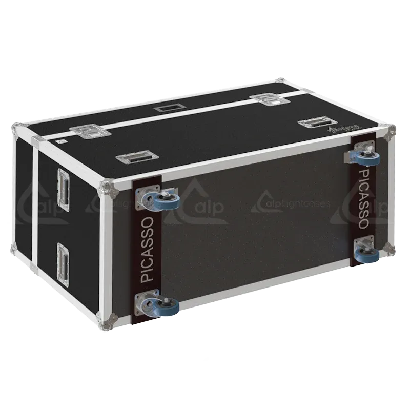ALP FLIGHT CASES 2X ELATION ARTISTE PICASSO WITHOUT FOAM SHELL