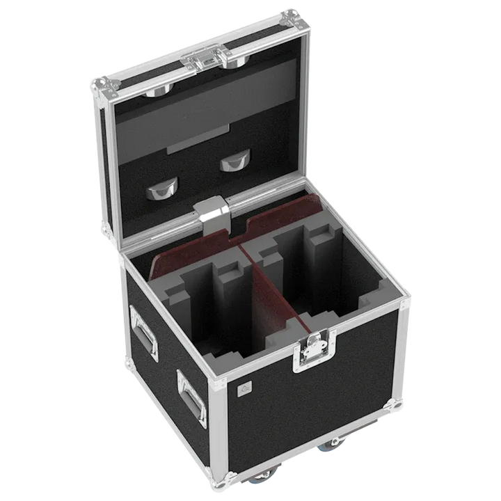 ALP FLIGHT CASES 2x CHAUVET INTIMIDATOR SPOT 375Z IRC