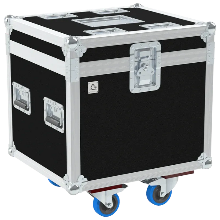 ALP FLIGHT CASES 2x CHAUVET INTIMIDATOR SPOT 375Z IRC