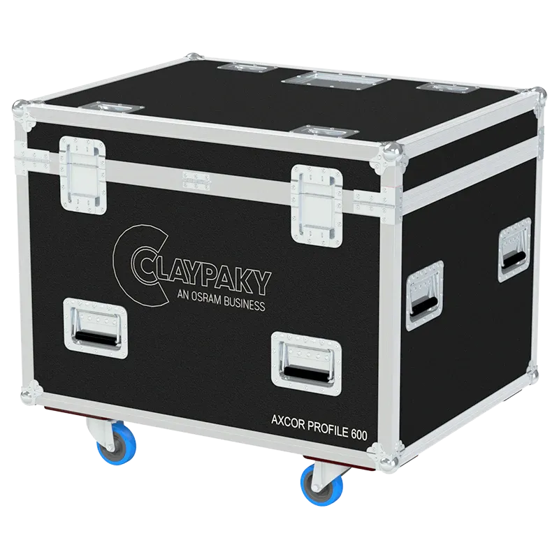 ALP FLIGHT CASES 2x CLAY PAKY AXCOR PROFILE 600 WITHOUT FOAM
