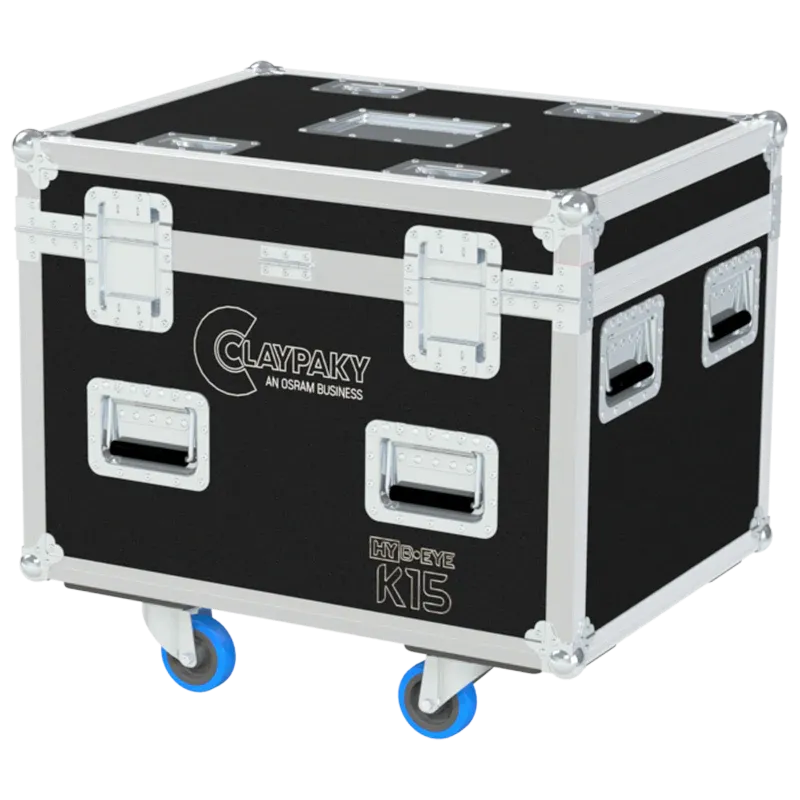 ALP FLIGHT CASES 2x CLAY PAKY HY B-EYE K15