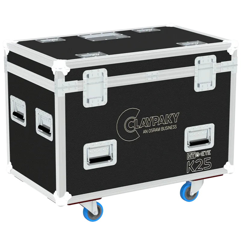 ALP FLIGHT CASES 2x CLAY PAKY HY B-EYE K25