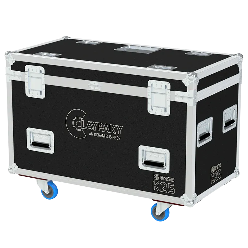 ALP FLIGHT CASES 2x CLAY PAKY HY B-EYE K25