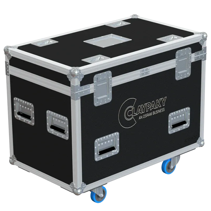 ALP FLIGHT CASES 2x CLAY PAKY K-EYE K20 HCR