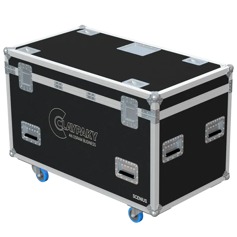 ALP FLIGHT CASES 2x CLAY PAKY SCENIUS WITHOUT FOAM