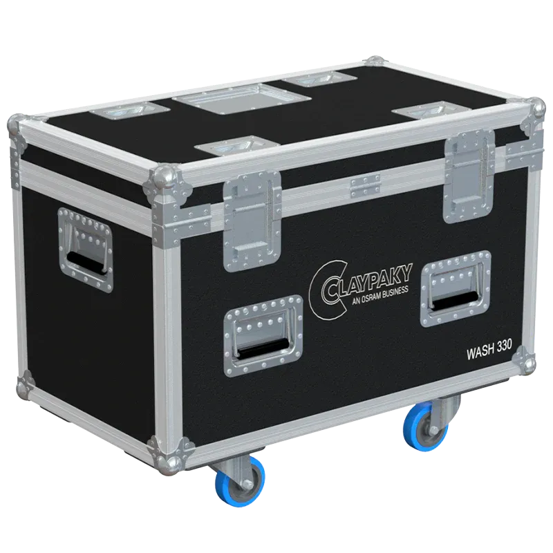 ALP FLIGHT CASES 2x CLAY PAKY SHARPY WASH 330 WITHOUT FOAM