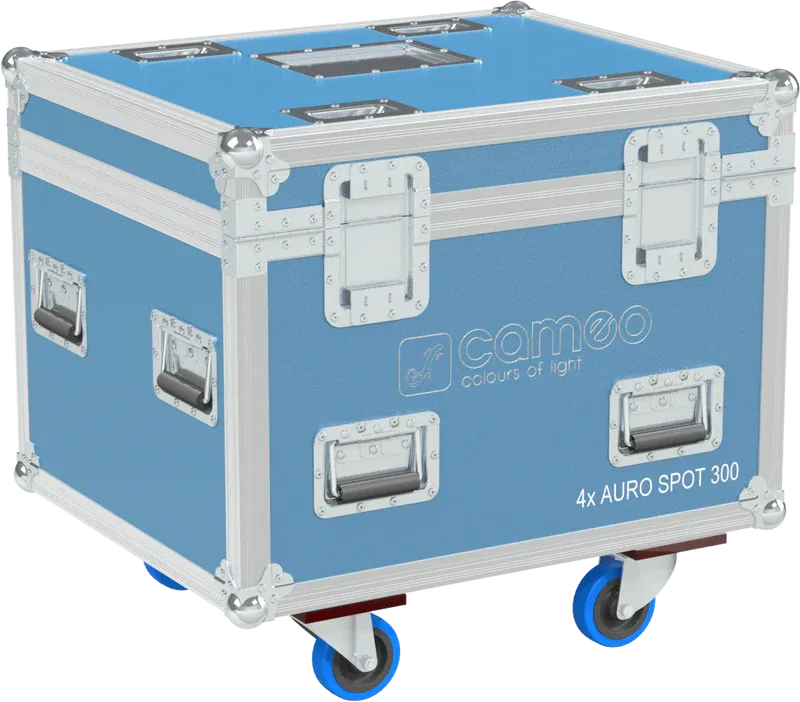 ALP FLIGHT CASES 4X CAMEO AURO SPOT 300