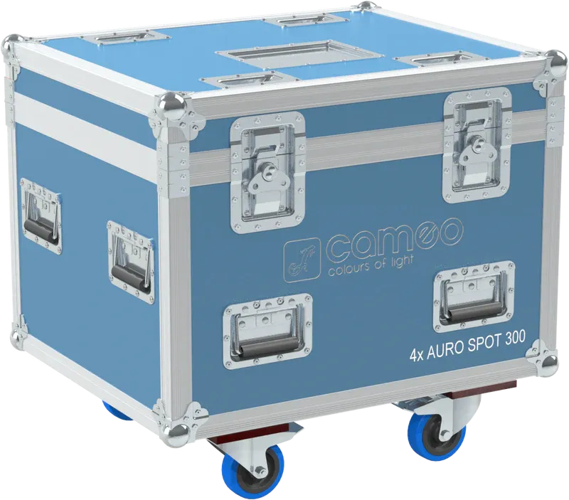 ALP FLIGHT CASES 4X CAMEO AURO SPOT 300