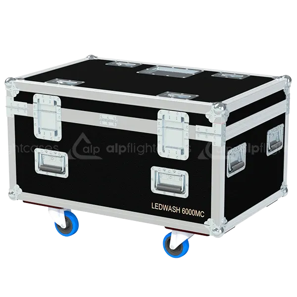 ALP FLIGHT CASES 4X LEDING LEDWASH 6000MC