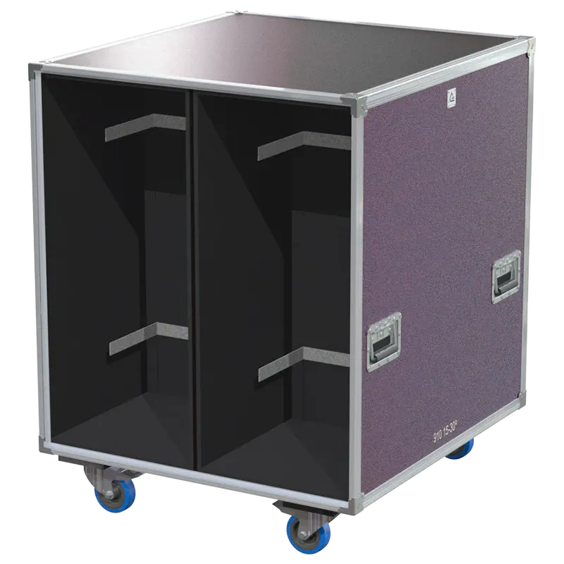 ALP FLIGHT CASES 4x CHAUVET 910 15-30º