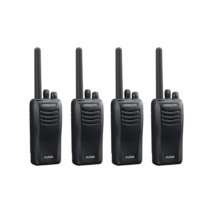 Standalone view of four Portable Radio RP1 units