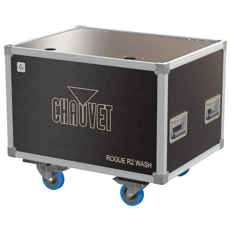ALP FLIGHT CASES 4x CHAUVET ROGUE R2 WASH