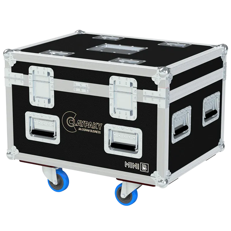 ALP FLIGHT CASES 4x CLAY PAKY MINI B WITHOUT FOAM