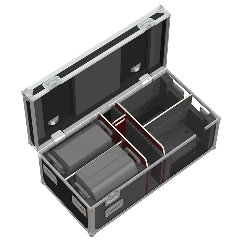 ALP FLIGHT CASES 4x ELATION PALADIN