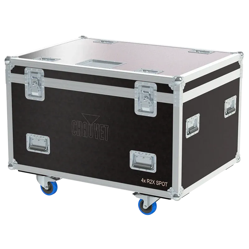 ALP Flight Case for 4x Chauvet Maverick R2X Spot - Front perspective view