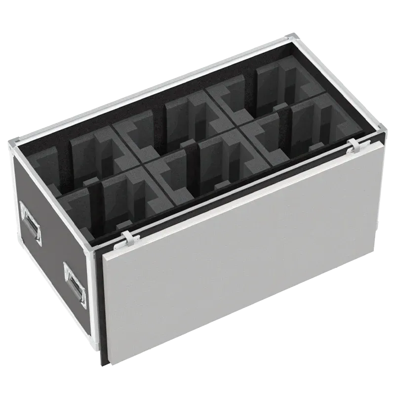 ALP FLIGHT CASES 6x CHAUVET ROGUE R2 WASH
