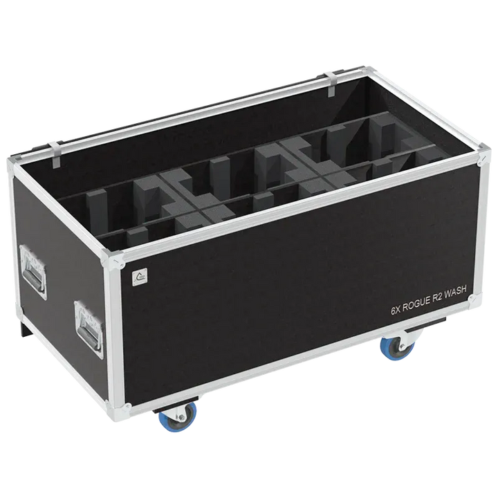ALP FLIGHT CASES 6x CHAUVET ROGUE R2 WASH