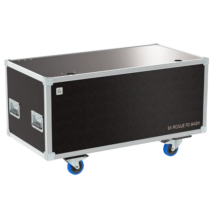 ALP FLIGHT CASES 6x CHAUVET ROGUE R2 WASH
