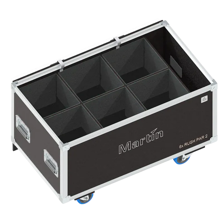 ALP FLIGHT CASES 6x MARTIN RUSH PAR 2
