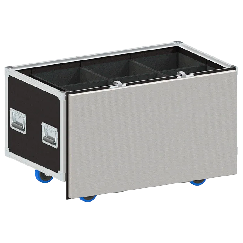 ALP FLIGHT CASES 6x MARTIN RUSH PAR 2